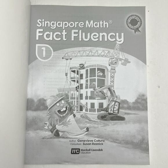 Singapore Math Fact Fluency 1 from Marshall Cavendish Education Paperback - Picture 2 of 10
